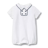 Linen Collared One-Piece