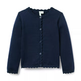 The Scalloped Trim Cardigan