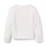 The Scalloped Trim Cardigan