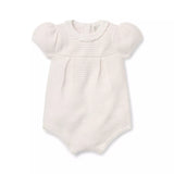 Baby Textured Striped Playsuit