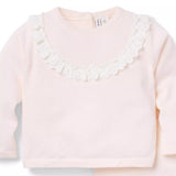 Baby Eyelet Trim Matching Jumper Set