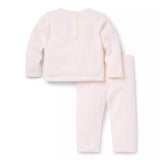 Baby Eyelet Trim Matching Jumper Set