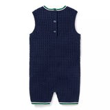 PEANUTS™ Woodstock Cable Knit Baby Romper
