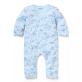Baby Farm Animal Toile Wrap One-Piece