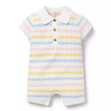 Baby Striped Jumper Knit Playsuit