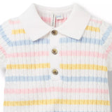 Baby Striped Jumper Knit Playsuit