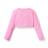 Crochet Flower Cropped Cardigan