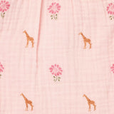 Baby Giraffe Floral Matching Set