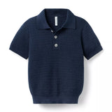 Textured Knit Polo