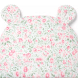 Baby Floral Pointelle Bear Ear Beanie
