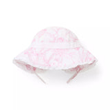 Baby Bunny Toile Sun Hat