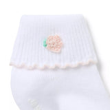 Baby Flower Foldover Sock