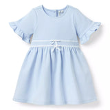 Ruffle Cuff Ponte Dress