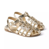 Metallic Fisherman Sandal
