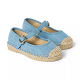 Chambray Espadrille Ballet Flat