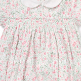 Baby Floral Pointelle Smocked Playsuit