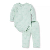 Baby Farm Animal Toile Wrap Matching Set
