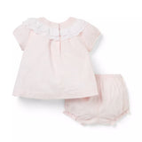 Baby Gingham Eyelet Collar Matching Set