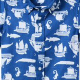 Pirate Ship Linen-Cotton Shirt