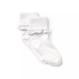 Eyelet Ruffle Cuff Sock 2-Pack
