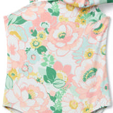 Recycled Floral Bow Shoulder Swimsuit
