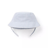 Baby Striped Seersucker Bucket Hat