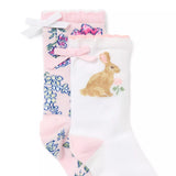 Floral And Bunny Sock 2-Pack
