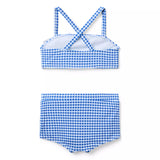 Recycled Gingham Bow 2-Piece Swimsuit