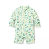 Baby Recycled Cheetah Rash Guard Swimsuit