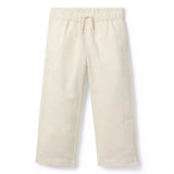 Linen-Cotton Pull-On Trouser