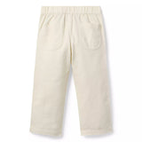 Linen-Cotton Pull-On Trouser
