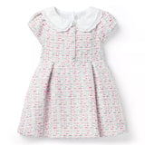 The Eyelet Collar Tweed Dress