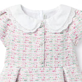 The Eyelet Collar Tweed Dress