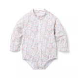 Baby Recycled Giraffe Ditsy Floral Rash Guard Swimsuit