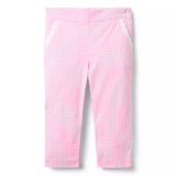 Gingham Cropped Trouser