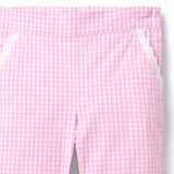 Gingham Cropped Trouser