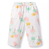 Palm Tree Wide Leg Trouser