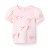 Bow Puff Sleeve Top