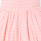 Gingham Eyelet Trim Romper