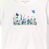 Embroidered Floral Tee