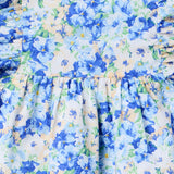 Floral Flutter Sleeve Top