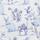 Baby Organic Cotton Bunny Toile Footed Pyjamas