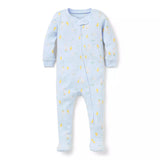 Baby Organic Cotton Duckling  Footed Pyjamas
