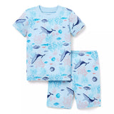 Organic Cotton Sea Friends Short Pyjamas