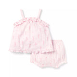 Baby Seahorse Pointelle Matching Set