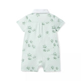 Baby Turtle Collared Romper