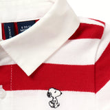 PEANUTS™ Snoopy Striped Baby Romper