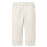 Relaxed Linen-Cotton Cuffed Trouser