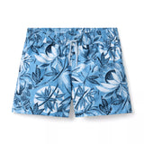 Recycled Tropical Leaf Swim Trunk
