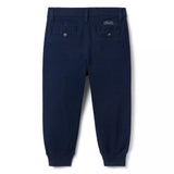 The Button Twill Jogger